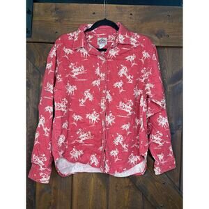 Vintage Barn Fly women’s medium rodeo cowboy button down shirt